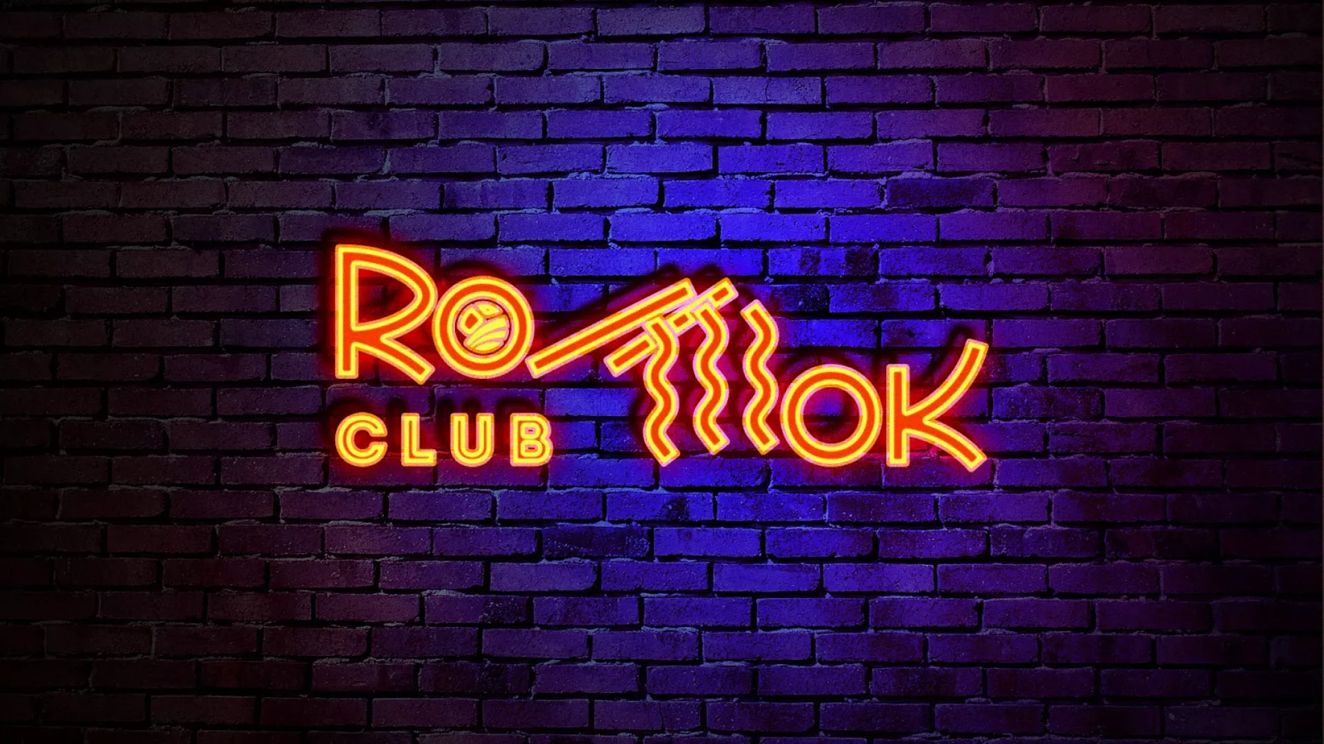 Разработка интерьерной вывески суши-бара «Roll Wok Club» в Миньяре
